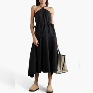 NWOT PROENZA SCHOULER Tiered cotton-blend poplin midi dress